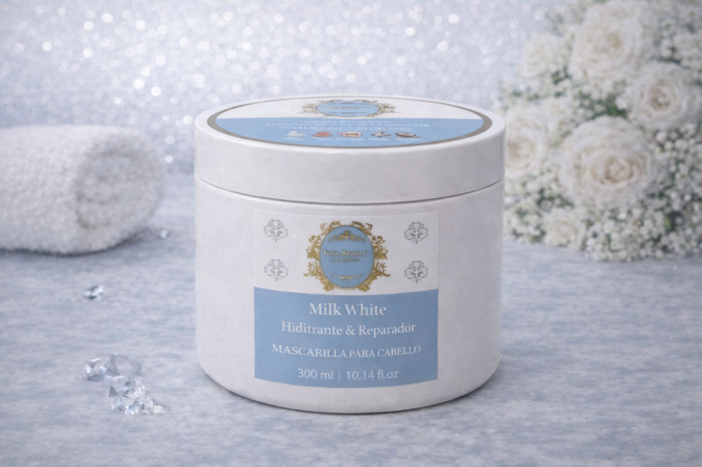Mascarilla Milk White