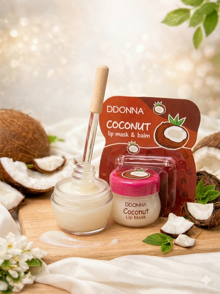 Mascarilla y Bálsamo Labial - Coco