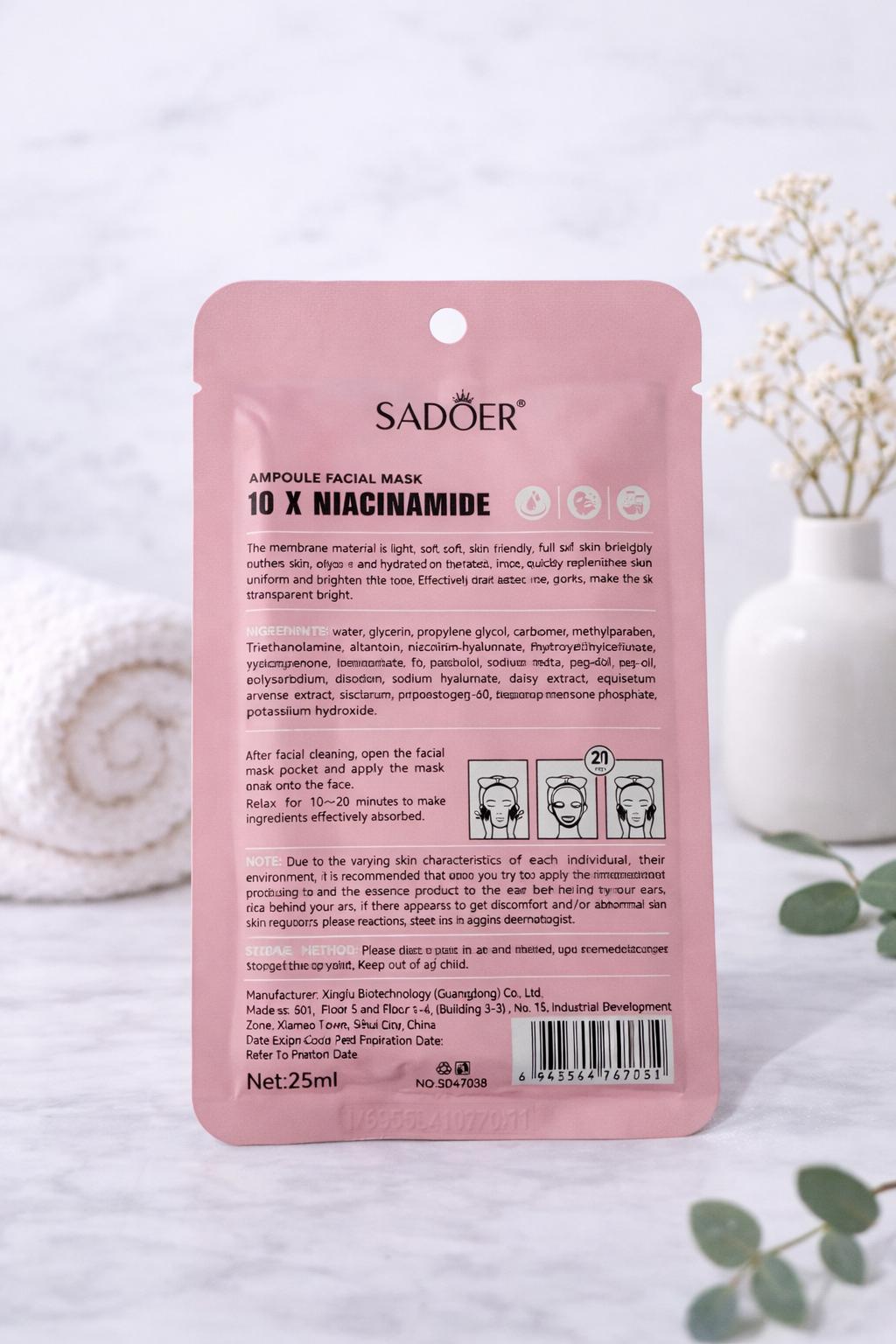 Mascarilla Facial Niacinamide