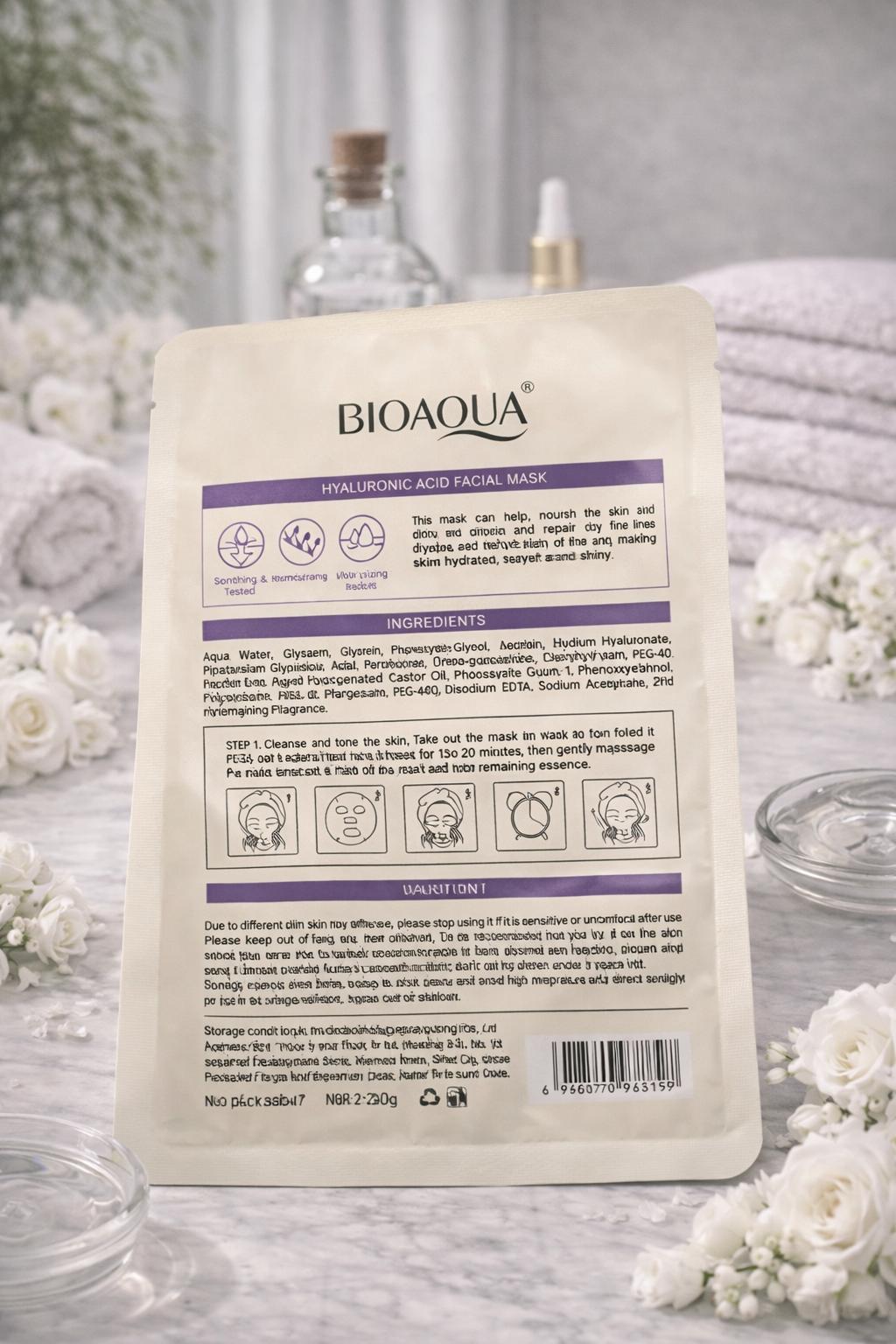 Mascarilla Facial Bioaqua: Hyaluronic Acid 2X