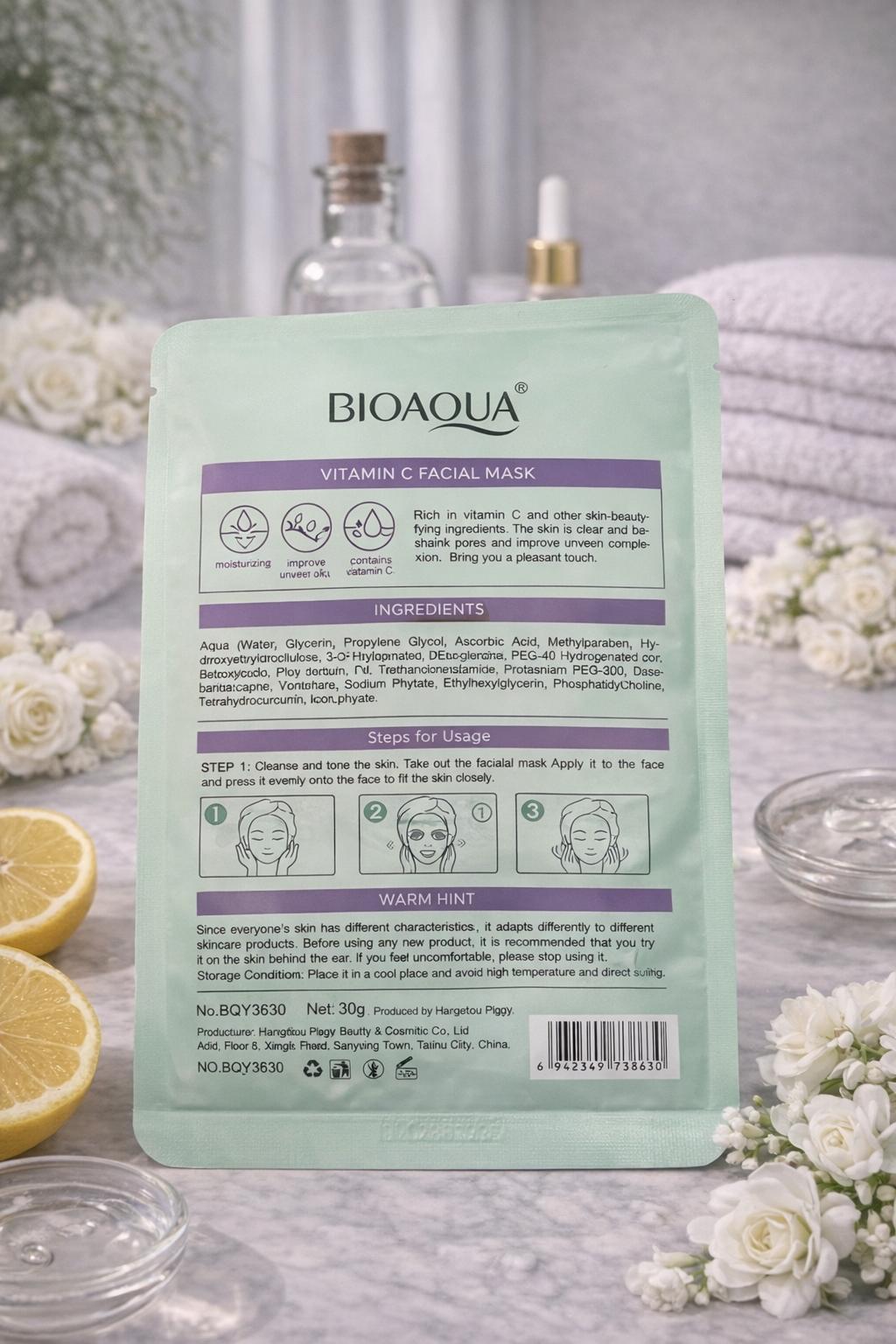 Mascarilla Facial Bioaqua: Vitamin C 2X