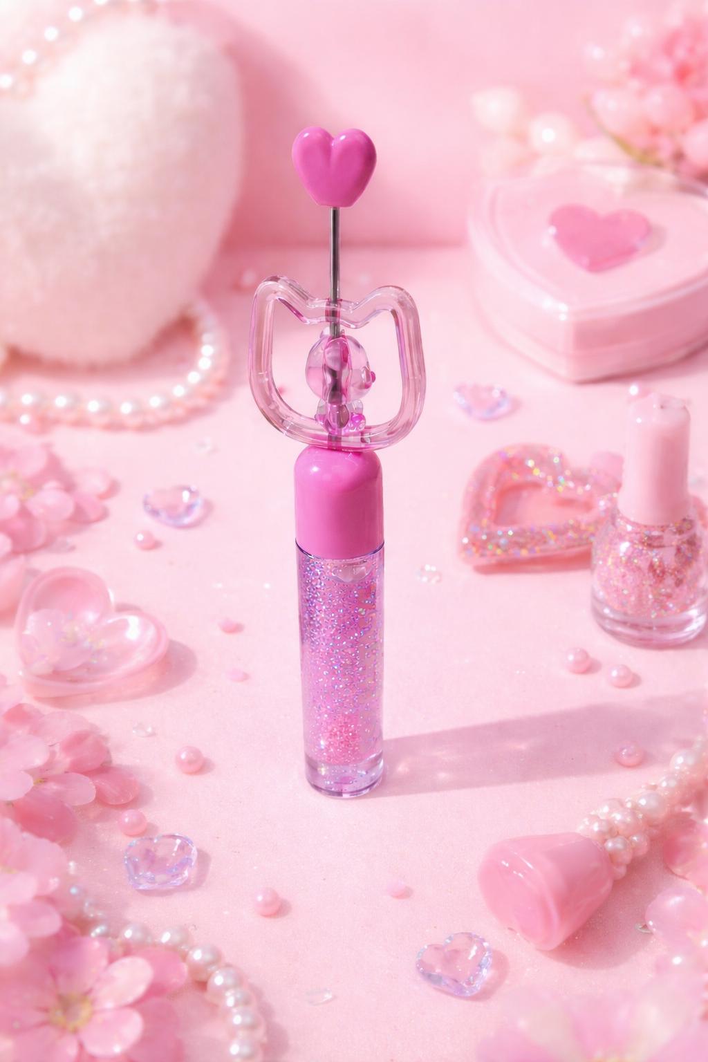 Gloss Corazón Mágico Glitter