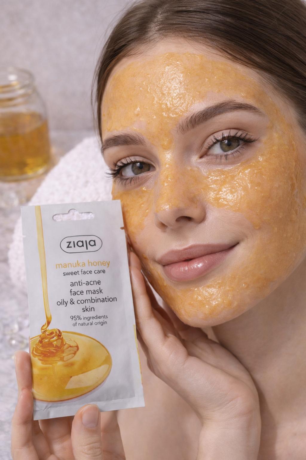 Mascarilla Facial Anti-acné de Miel de Manuka