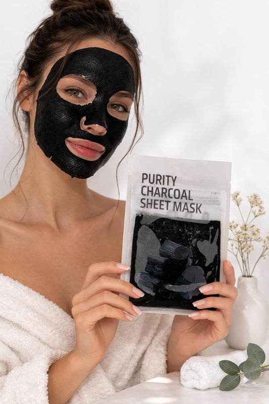 Mascarilla Facial Purificante de Carbón Activo