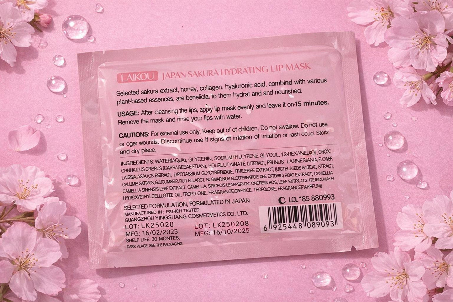 Mascarilla Labial Sakura