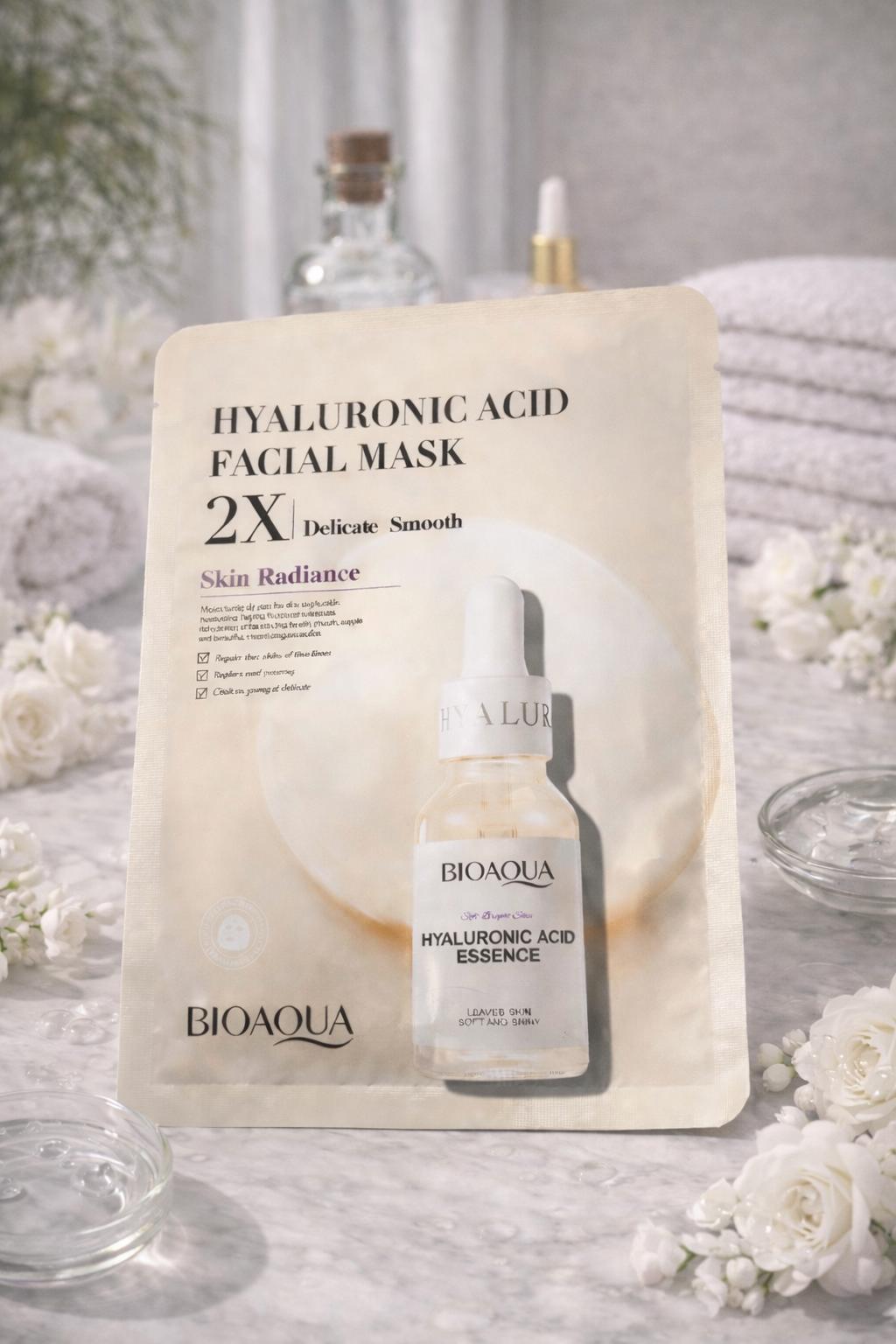 Packs Bioaqua: Hialurónico + Vitamina C