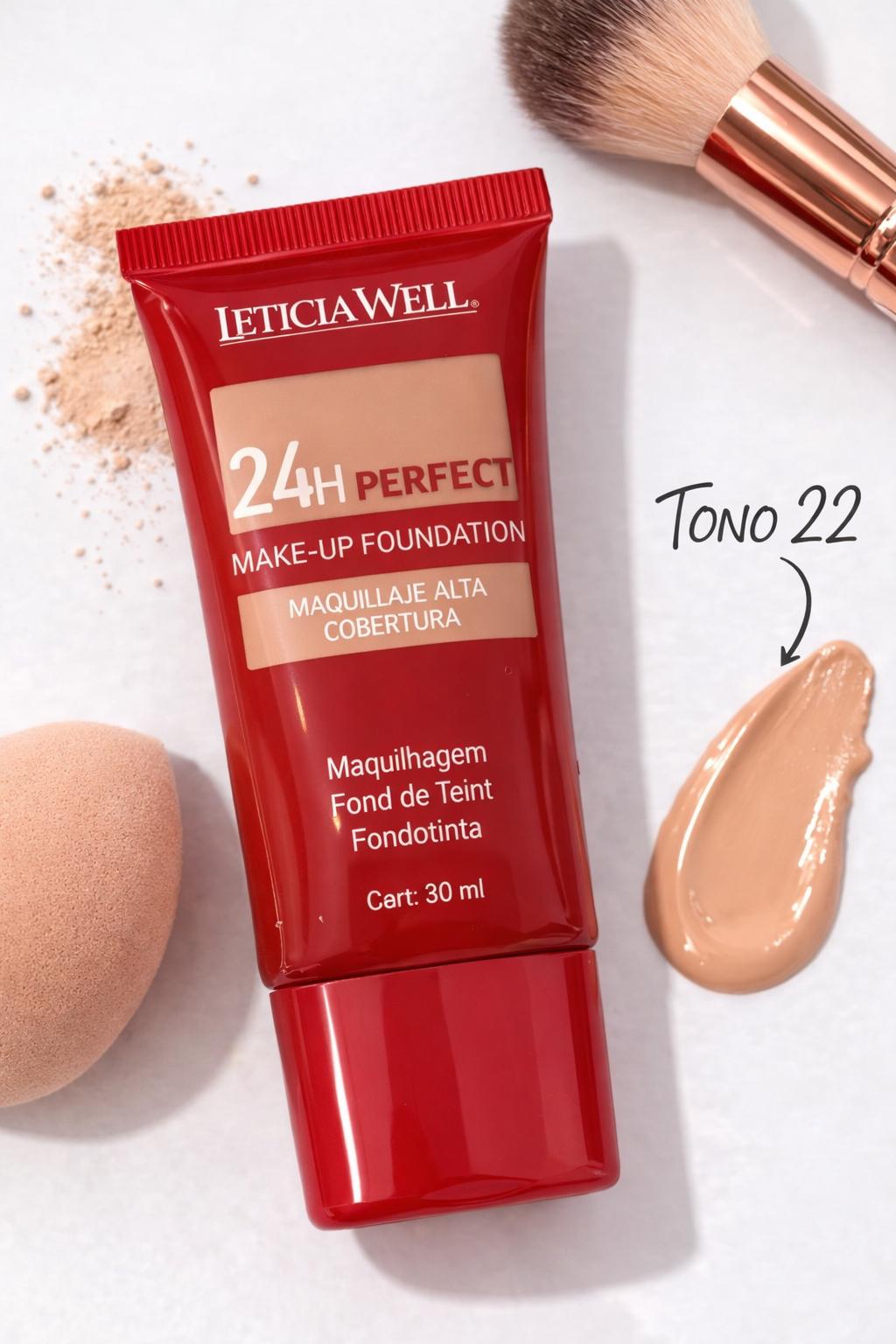Base de Maquillaje Leticia Well 24H