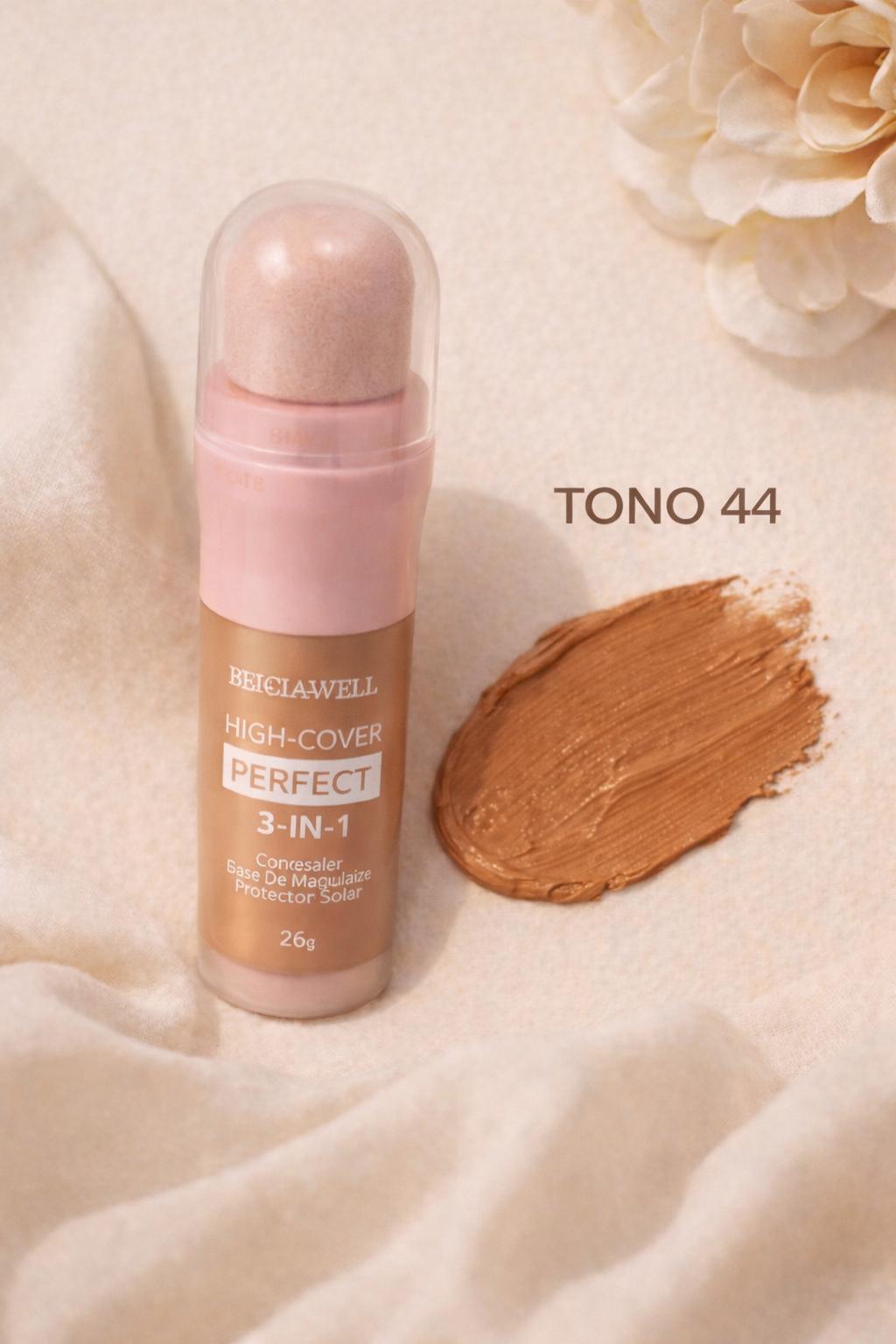 Maquillaje 3 en 1 High Cover Perfect