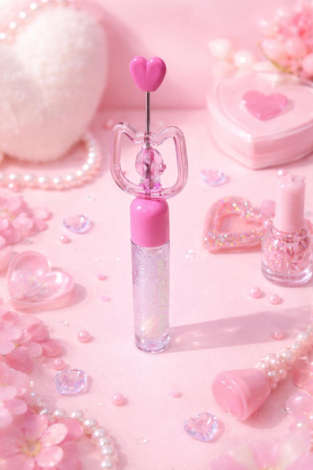 Gloss Corazón Mágico Glitter