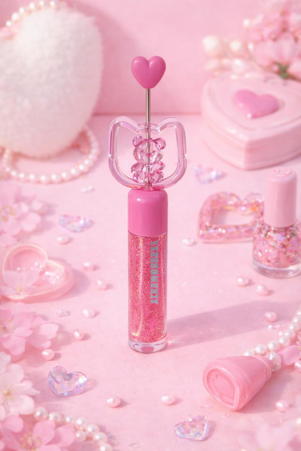 Gloss Corazón Mágico Glitter