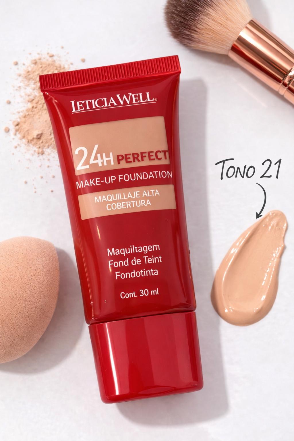 Base de Maquillaje Leticia Well 24H